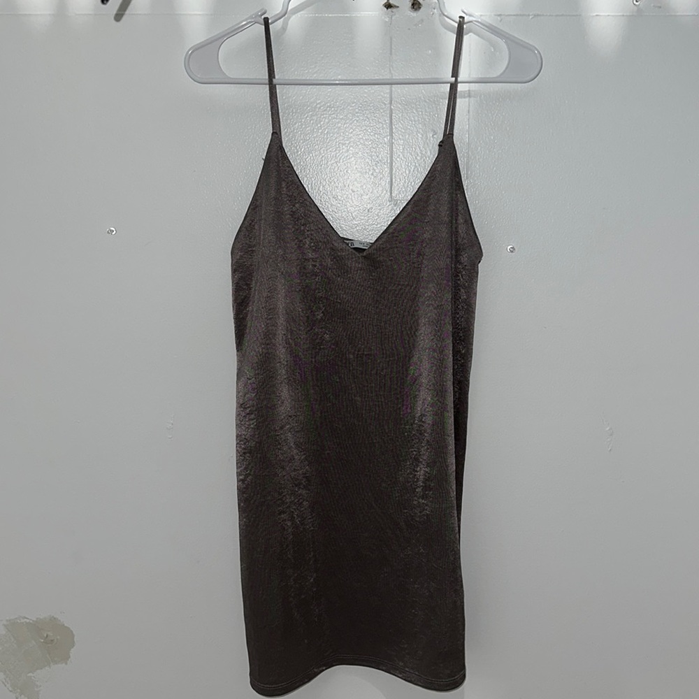 Silk short dress